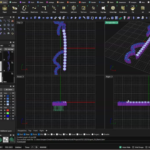 Computer Aided Jewelry Design gives you a 3D image of your design