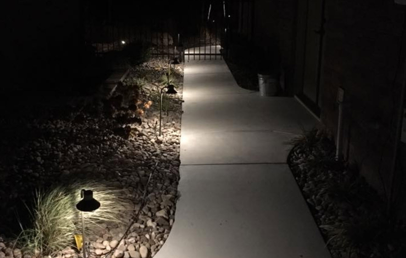 Shrub and Path Lighting