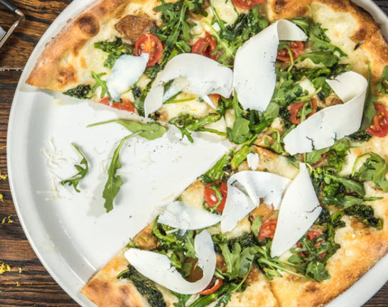 Leafy Vegetable Pizza