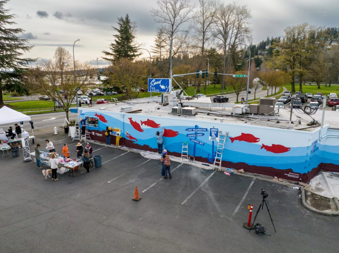 Save Our Salmon Mural