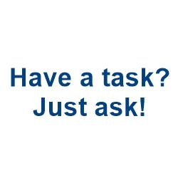 Have a task? Just ask!